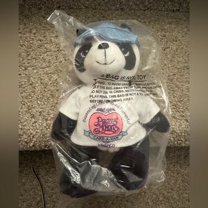 Precious Moments Care A Van  Limited Edition 1998 Plush Panda Bear w/SamB Cap